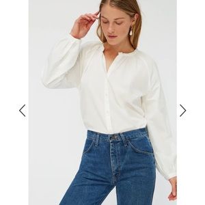 LACAUSA White Button Down Shirt